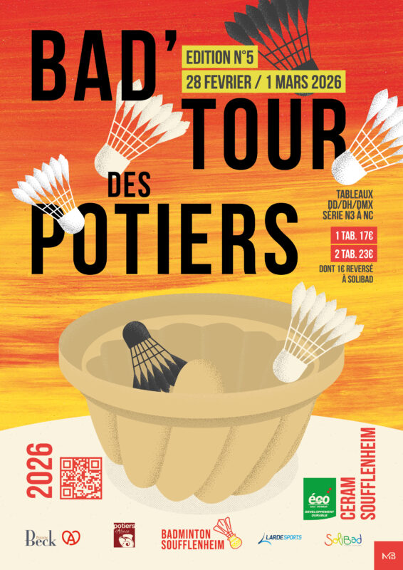 Bad'Tour 2026 - Affiche